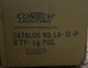 16  ConTech Lighting LA-10-P Single Circuit Live End Feed White -NEW-