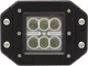 Optronics UCL24CFB LED 3" Flood Light Cube -Recess Flange Mount