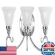 Livex Lighting 6103-05 Coronado 3 Bath Light Chrome Silver 26.5 X 9.25 X 8.5