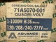 Advance Mercury Ballast Kit-QuadriVolt 120/208/240/277V