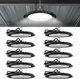 Sunco 10 Pack UFO LED High Bay Light, Plug & Play Lighting for Warehouse, 5000K 