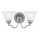 LIVEX LIGHTING 1352-05 Essex 2 Light Polished Chrome Bath Vanit