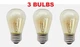 3 Bulbs for 20 feet WIRE STRIP STRING LIGHTS Feit Electric 20' 10 Light 72034