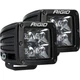 Rigid Industries D-Series Pro Spot Midnight Surface Mount Set Of 2 Lights Black