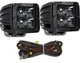 Rigid 202213BLK -3" D-SERIES PRO SPOT MIDNIGHT LED Lights Surface Mount (Pair)