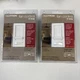 2X Lutron Lumea 3-speed Wired Slide Fan Control, White-Model #LEFSQ-FH-WH