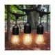 Solatec LED String Lights, Shatterproof 48FT 15 Hanging Sockets Com... Fast Ship