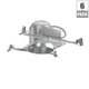 Halo 6 in. White Recessed Lighting Housing H7 (6 Pack) H7ICT-6 PK