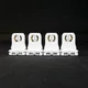 (4) Leviton - 1G49Y0 Fluorescent Lampholders Pedestal Base - LOT OF 4