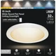 Feit Electric Edge-Lit 15 In. White Round 6-Way LED Flush Mount Light 74212/6WY