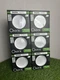 LOT (6) NORA Lighting NOX-43127WW ONYX White Recessed Trim, Retro Style 4'' LED