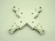 Halo Lighting Power-Trac L-906-P Plug-In X Cross Connector for Track, WHITE