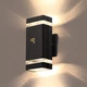 LMP Dusk to Dawn Outdoor Lighting, Wall Sconce with 5w LED Bulbs, Outside Lig...