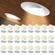 LED Recessed Lighting 24 Pack 6 Inch 360 Adjustable Dimmable Amico 5CCT Gimbal