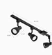 LTKNSTBF BR20 DBL M4 Lithonia Lighting Track Kit 3-Light 44-in Black Dimmable
