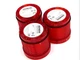Siemens 8WD4 420-5AB Red LED Signal Tower Light 24V AC/DC LOT OF 3
