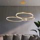 Ring Chandelier Pendant Light LED Ceiling Light Fixture Hanging LED Lamp 110W