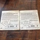 Lot of 2 Cooper Lighting L-900 P Outlet Box Plate White w/ Screws