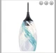 Vaxcel Milano Oil Rubbed Bronze Mini Pendant Ceiling Light Blue Swirl - P2079