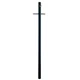 Acclaim Lighting 96-320 Black 84"H Cast Aluminum Post With Photocell & Crossarm