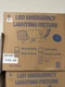 Box of Twelve Twin Head LED Emergency Lighting Fixture Black Housing LEDR-1B-SDT