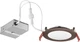 NEW Lithonia Lighting Wafer LED Canless Recessed Fixture 4" Adjustable ORB Trim
