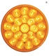Optronics SLL43AB2P Amber 4" Oval Sealed LED Warning Lamp