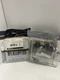 NEW(LOT OF 2) Signamax  DSKFLA-8 8-PORT DOUBLE GANG ANGLED SS KEYSTONE FACEPLATE