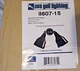 NIB Sea Gull Lighting 8607-15 Flood Light Adjustable Two Swivel White Finish