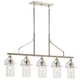 Kichler 52379PN - Everett 5 Light 42" Dimmable Chandelier - Polished Nickel