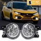 White 110W LED Fog light Driving Lamp H11 bulbs Right Left Side Car Accessories