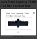 New - JUNO LIGHTING TRAC-MASTER MINI STRAIGHT CONNECTOR T23 BL