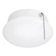 ETI 3.58 in. H X 7 in. W X 7 in. L White LED Ceiling Spin Light