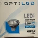 CREE Lighting OptiLED 4 Watt MR16 10&deg; LED Light Bulb 6500K Non-Dimmable 12 Volt
