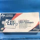 Lithonia Lighting 3CE34 Exit Sign w/Emergency Lights, 3.3W, Red FNFP