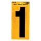 Hy-Ko&trade; 5" Yellow Reflective Number 1 (10 pcs.)