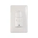 Hubbell IWS-ZP-3P-W Motion Sensor - PIR Wall Switch Decorator Series