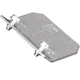 1PC Wiremold 4001A Raceway Coupling, Steel, Plated, 4000 Series