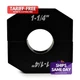 Wehrs Machine WM13125, One Black Aluminum Ballast Bracket 1-1/4In Round Performa