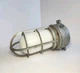 VTG KILLARK VG67A MILK GLASS CAGE LIGHT EXPLOSION PROOF INDUSTRIAL FIXTURE-jj