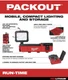 Milwaukee 2356-20 M12 PACKOUT Flood Light w/ USB Charging