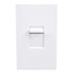 LUTRON NTF-10-WH NOVA 120V 16A FLUORESCENT 3W HI-LUME LED SLIDE DIMMER, WHITE