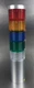 Patlite LED Stk Light LU7-02 + LU7-E Clear,Amber,Green,Blue & Red Warnings 3E-27