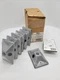 8PC Pass Seymour WPB12 Weatherproof Lamp Holder Cover (2) 1/2" Holes Gray