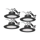 BFT UFO LED High Bay Light 240W 4PACK ETL Listed High Bay LED Shop Lights 0-1...