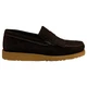 ICON LAB 2100 slip on shoe with fringe 100% greased suede col. burned