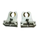 (Pack of 2) Leviton 5C402 White Lamp Holder, 600V, 660W **Free Ship[ping**