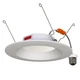 6-inch RAB R34-6B LED Downlight Retrofit 10W 5 Color Temps 120V White Baffle