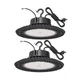 BFT UFO LED High Bay Light 240W 2PACK ETL Listed 0-10V Dimmable High Bay LED ...