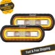 Rigid Industries 53123 SR-L Series Off-Road Spreader Pod Amber Halo - Pair